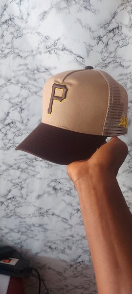 Casquette baseball beige