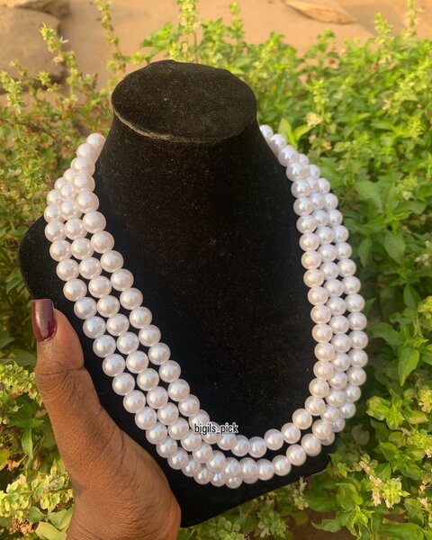 3 tier beads necklace (medium size)