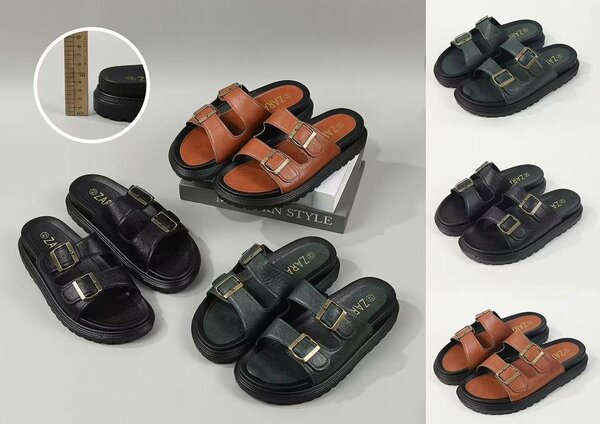 Sandales confort à double boucle