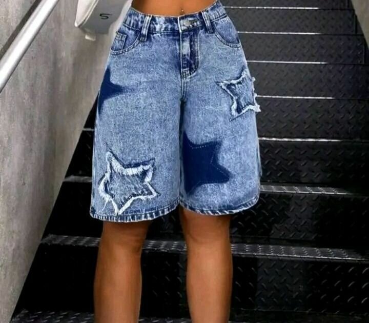 Shorts en jean déchiré