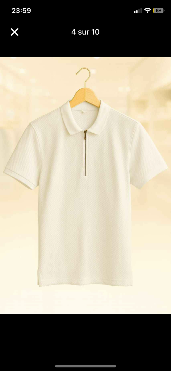 Polo en coton pour hommes