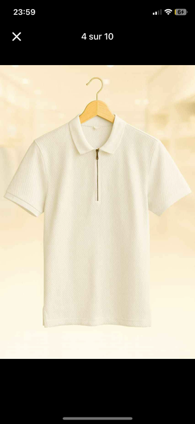 Polo en coton pour hommes
