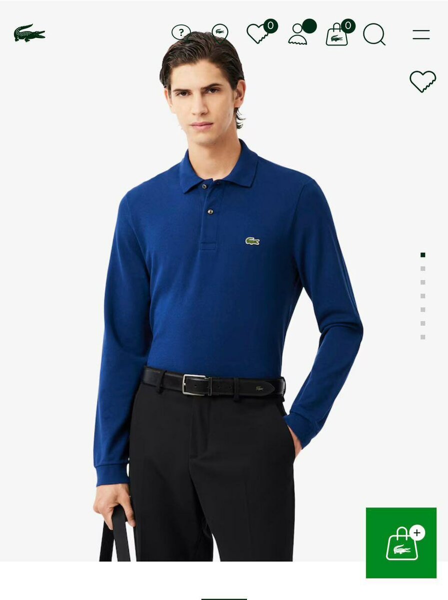 Polo classique manches longues