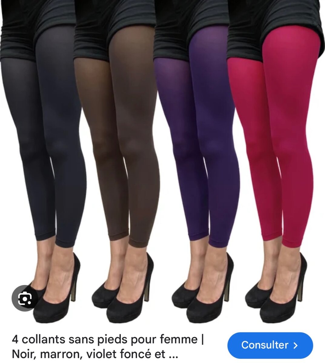 Lot de collants sans pieds