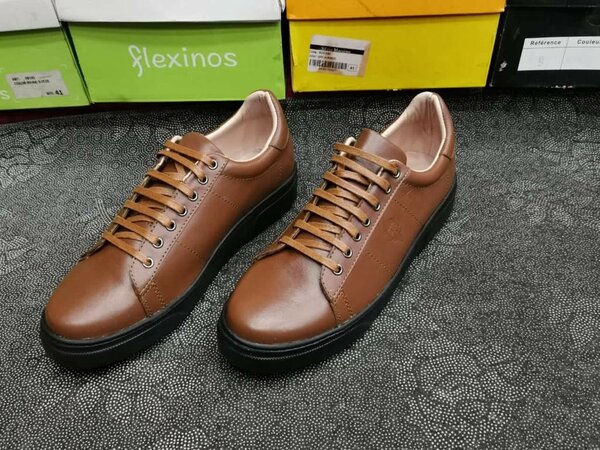 chaussures marron pour hommes  m102