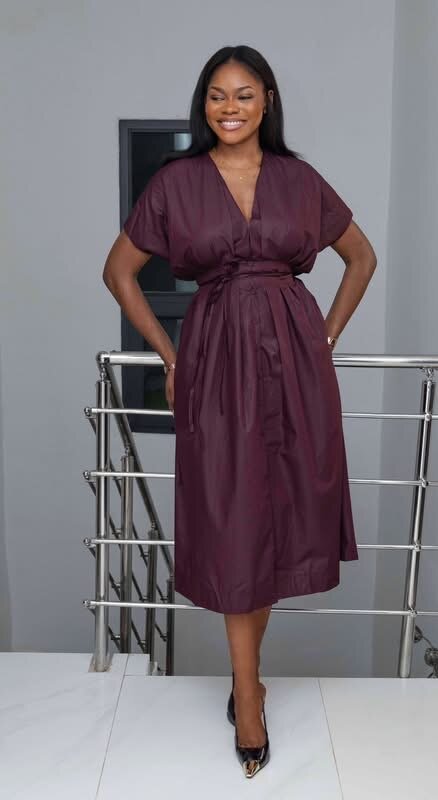 Robe élégante en satin