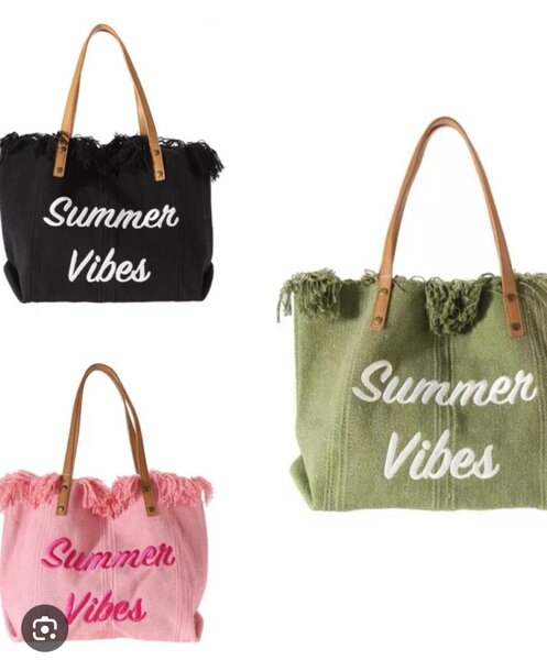 Summer vibes tote bag