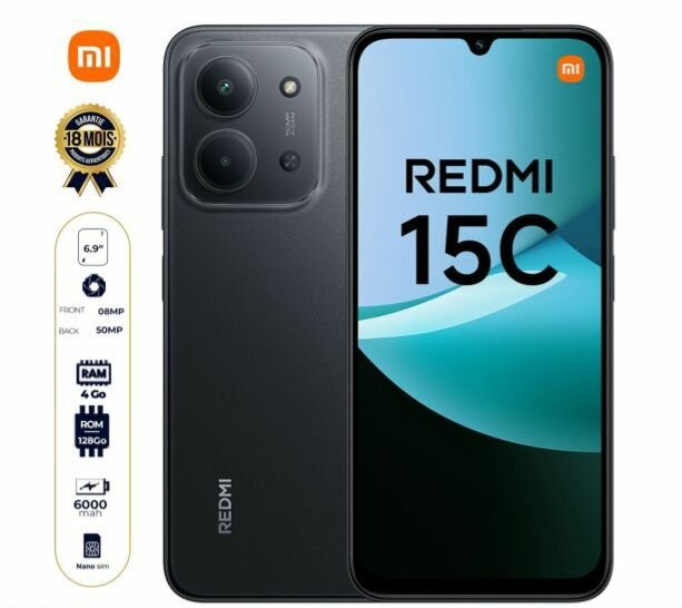 Xiaomi Redmi 15C - 4/128GB- 4G