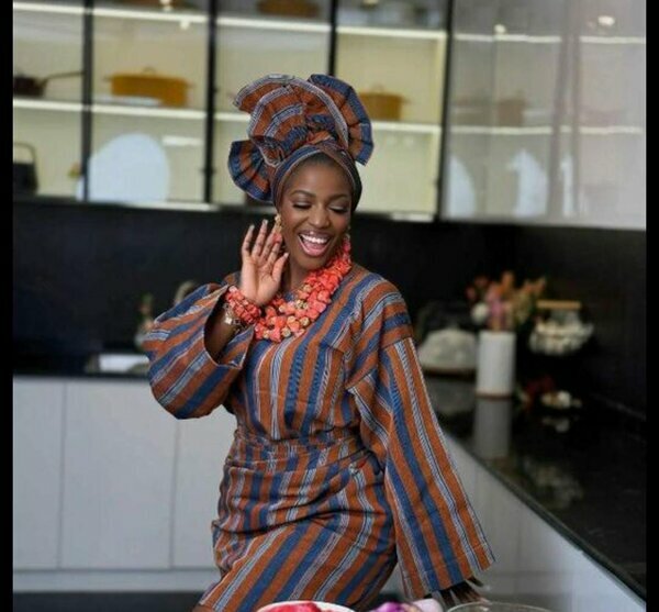 Tissu tissé Nigeria assorti