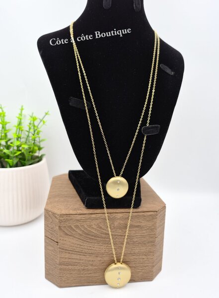 Sautoir plaqué Or viennois