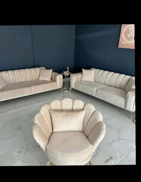 A set of beautiful and soft home furniture