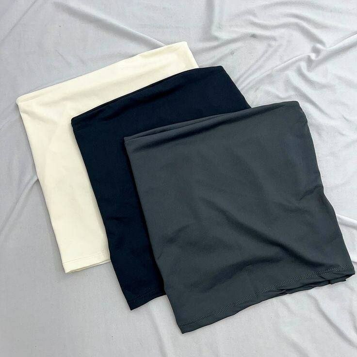 Top sans bretelle Multicolore