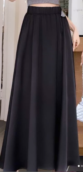 Юбка из итальянского шелка, черный