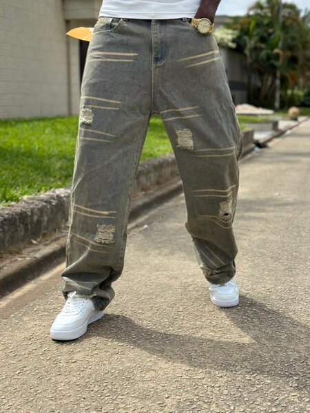 Jean ample décontracté