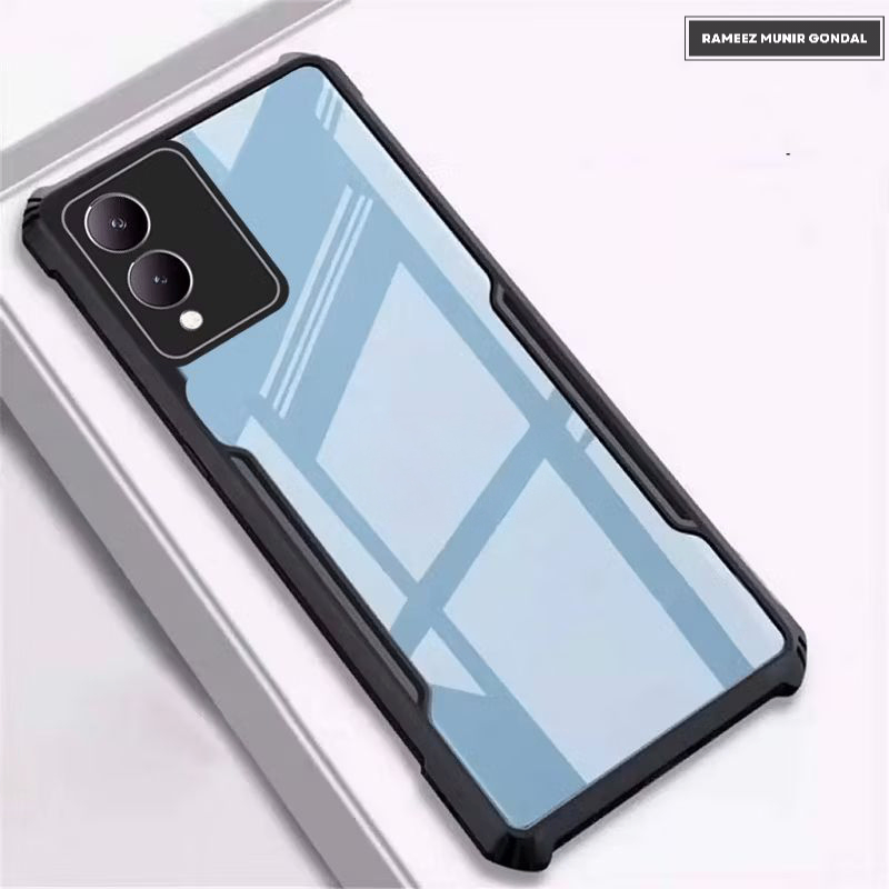 Vivo Y17s Shockproof Armor Back Cover - Durable Phone Case