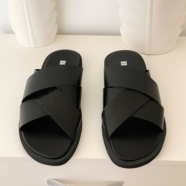 Sandales Noires Élégantes