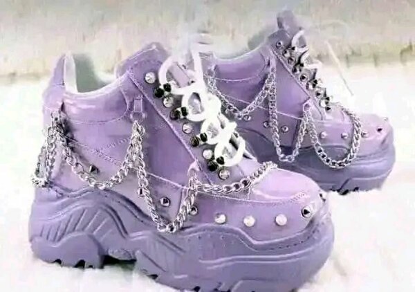 Sneakers violettes originales