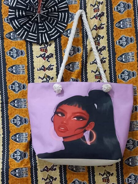 Tote bag artistique tendance