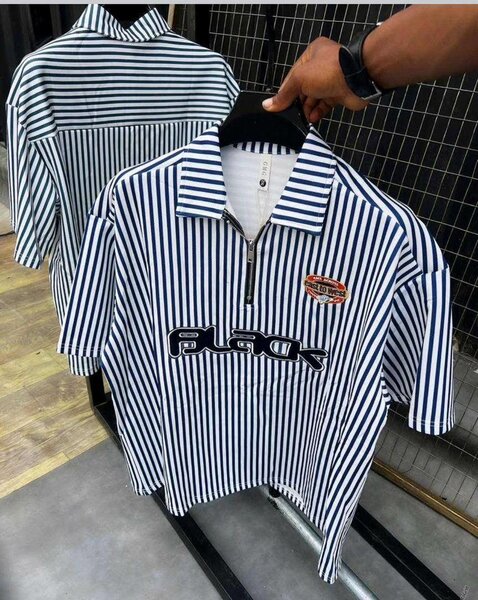 Polo Rayé Hommes Élégant