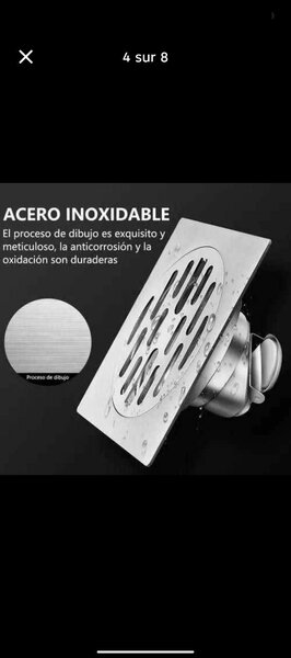 Siphon de sol en acier inoxydable