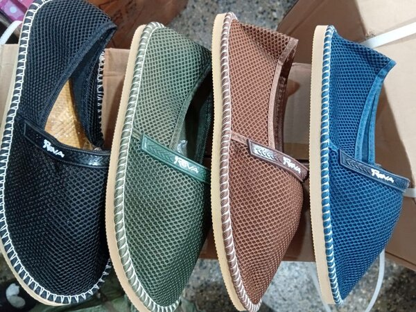 Espadrilles en toile colorées