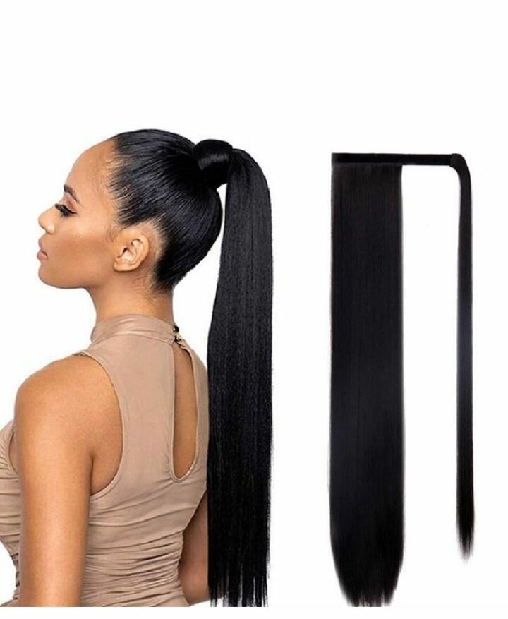 Ladies Long Bone Straight Pony