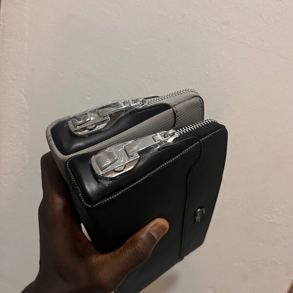 Lacoste Leather pouch