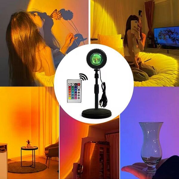 Lampe de coucher de soleil LED