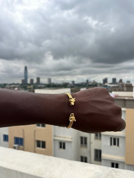 Bracelet Tiger (plaqué or)