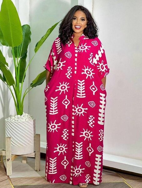 Robe longue bohème ethnique