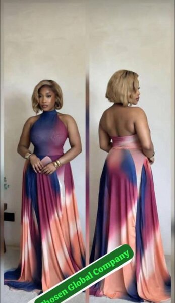 Robe Maxi Évasée Femme