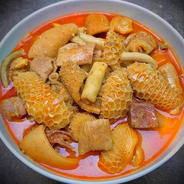 Plat de tripes épicé