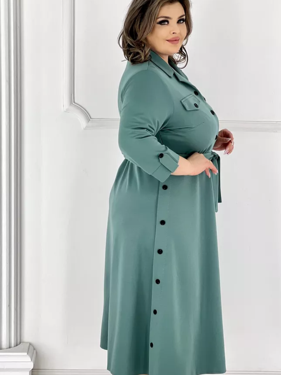 Платье осеннее из трикотажа