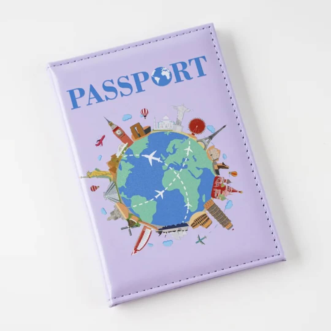 Etui Passeport Voyage Coloré