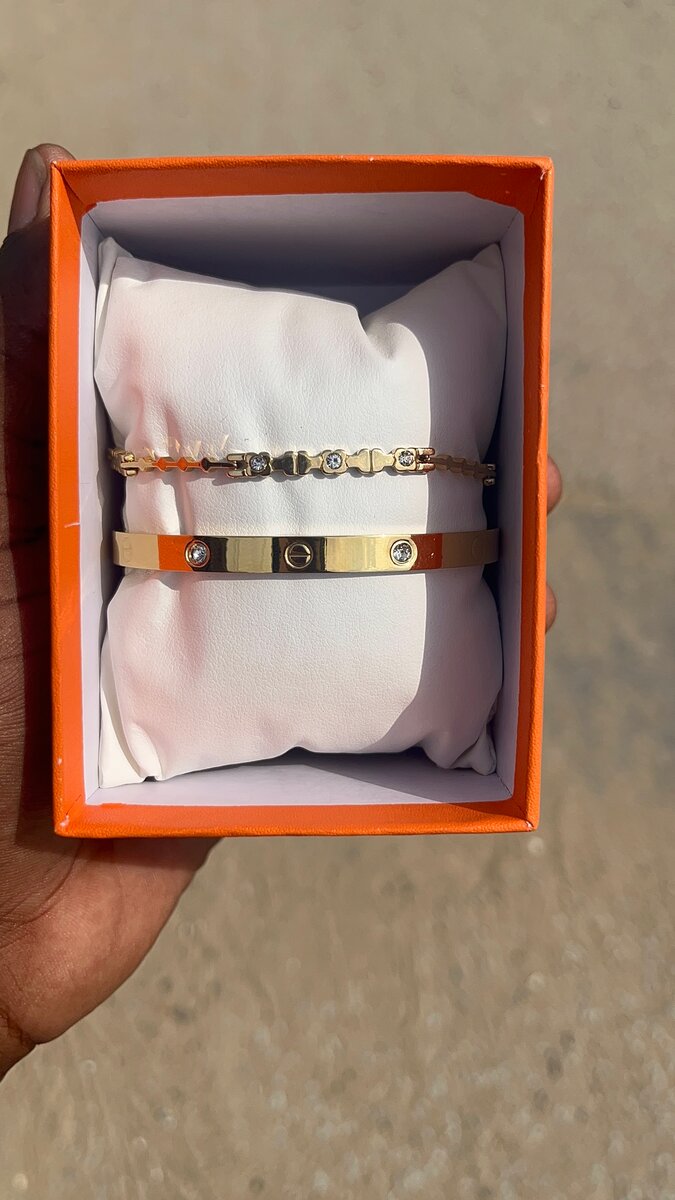 Bracelets en casier inoxydable