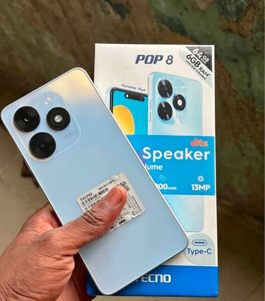 Tecno Pop 8 Smartphone 128 Go