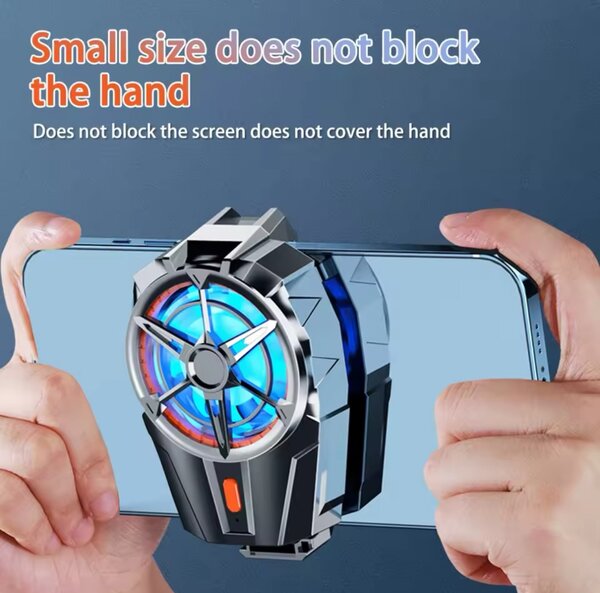 Rechargeable Mobile Phone Cooler With 4 Fan Speeds