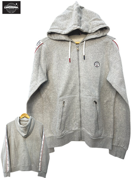 Veste à capuche grise homme