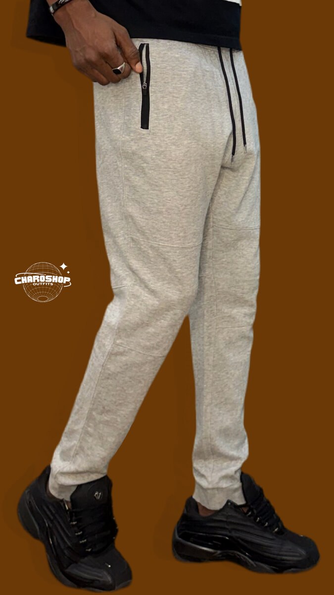 Pantalon de jogging gris pour homme
