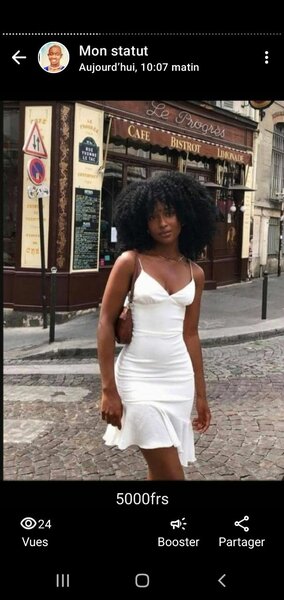 Robe blanche élégante