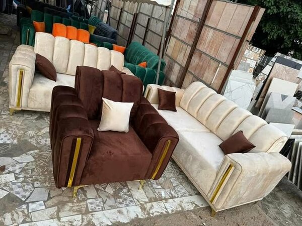 Set of beautiful soft home furniture
