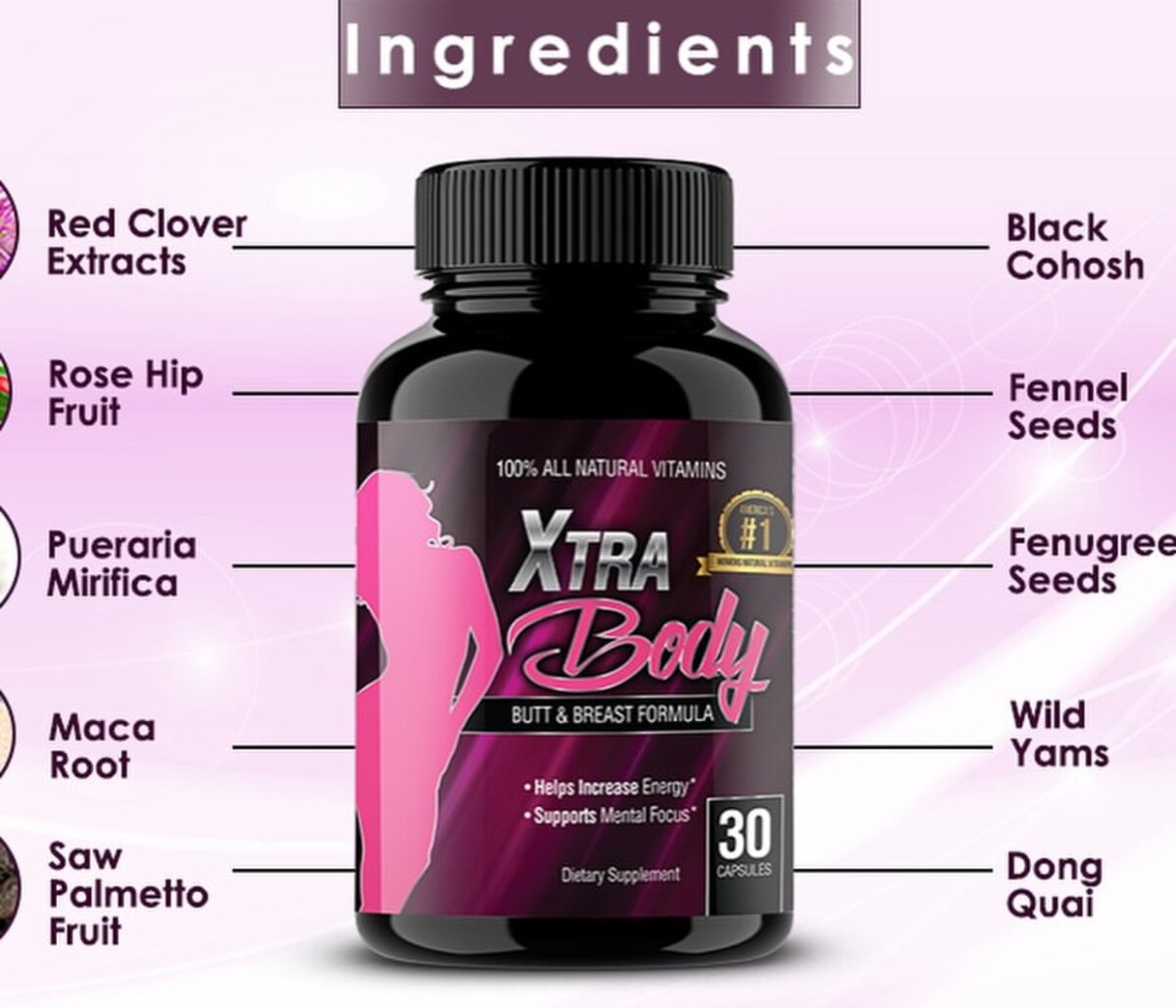 Body curve enhancement pill