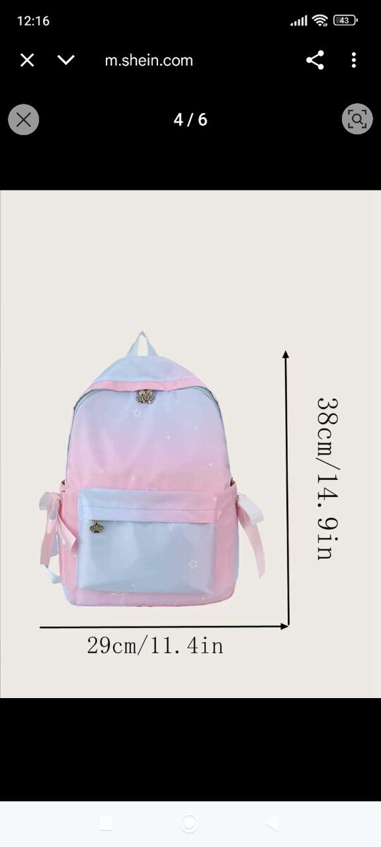 Sac à dos pastel tendance