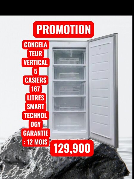 Congélateur vertical 167L