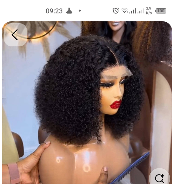 Perruque Bouclée Naturelle