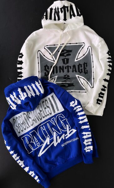 Sweat à capuche imprimé