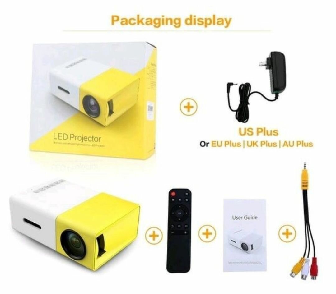 Projecteur LED Portable 1080P