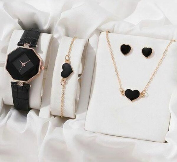 Ensemble Montre et Bijoux pour Femme