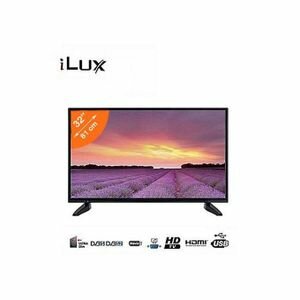 Ilux TV LED 32 Pouces - HD - Décodeur Intégré - VGA - LNB - HDMI - USB