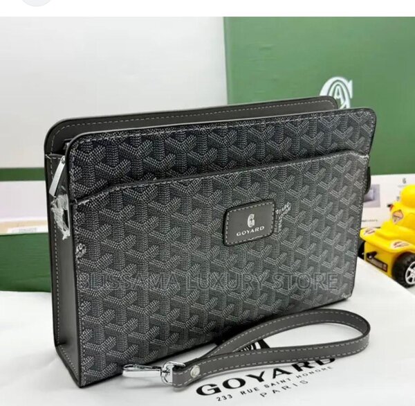 Pochette en cuir Goyard